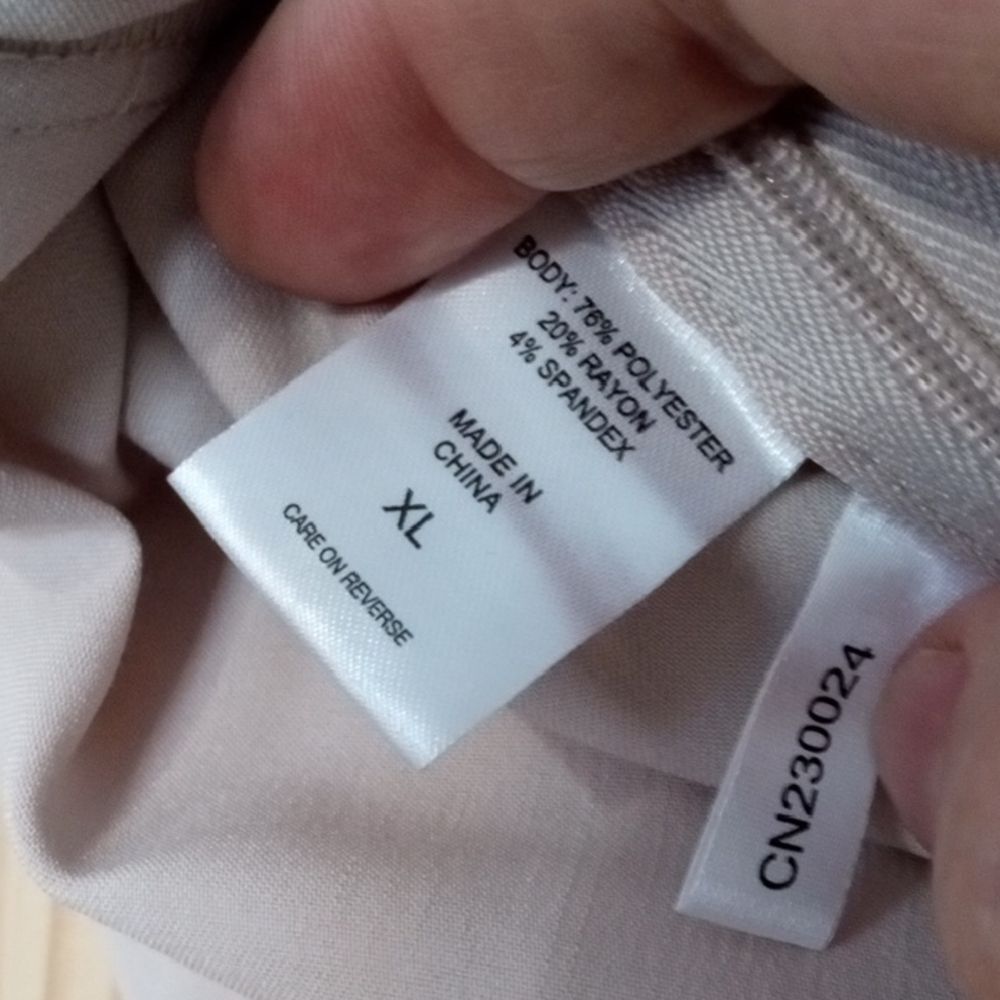 New York & Company Cream Strapless Top - Picture 5 of 6
